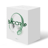 BACKDROP BDH-1V audífono y auriculare Auriculares Inalámbrico Diadema Llamadas/Música USB Tipo C Bluetooth Verde, Blanco