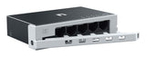 Netis System ST105D dispositivo de redes Fast Ethernet (10/100) Plata, Bidireccional completo (Full duplex)