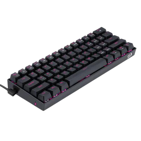 REDRAGON K630RGB RED DRAGONBORN, Teclado mecanico 60% switches Red, Alámbrico, USB, Interruptor mecánico
