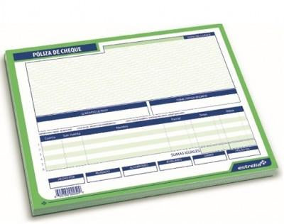 Estrella 0250 hoja y libro contables 50 páginas