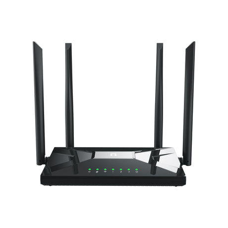 Netis System NC65 router inalámbrico Ethernet rápido Doble banda (2,4 GHz / 5 GHz) Negro, Wi-Fi 5 (802.11ac), Enrutador 