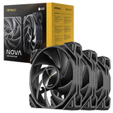 Antec Nova Gabinete de la computadora Ventilador 12 cm Negro 3 pieza(s)