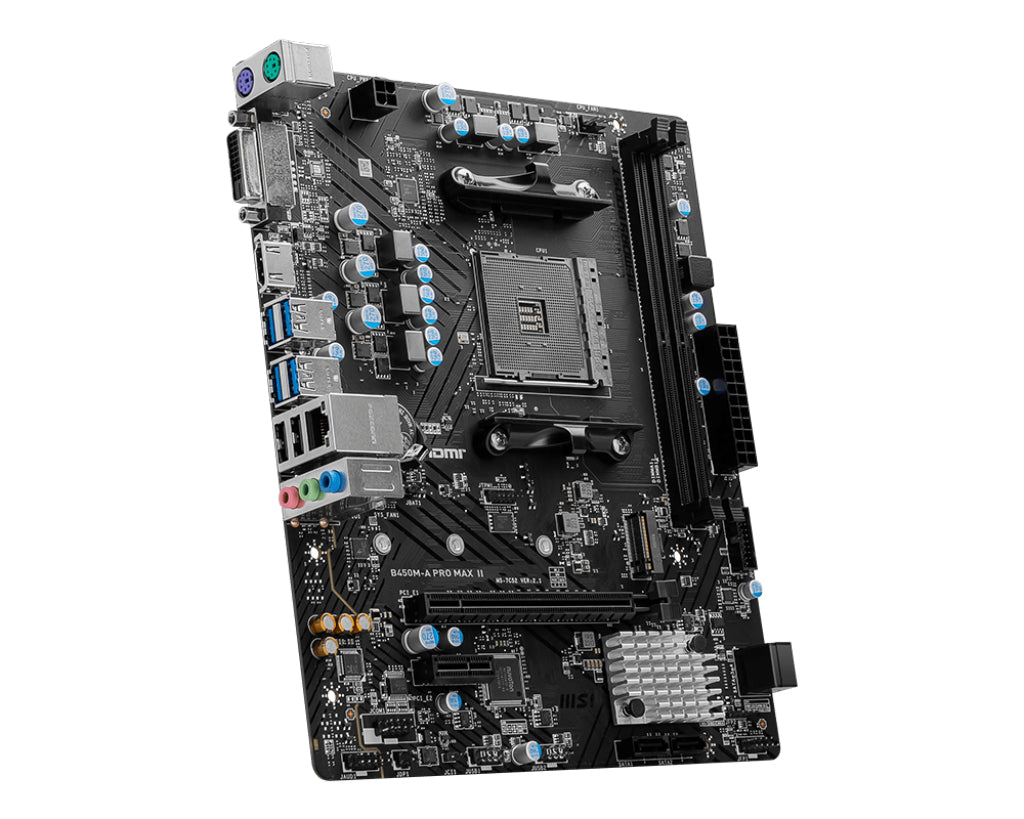 MSI B450M-A PRO MAX II placas base AMD Zócalo AM4 AMD Ryzen™ 5 1