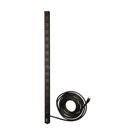 Tripp Lite PDUV15 PDU Básico Monofásico de 1.4kW 120V, 14 Tomacorrientes NEMA 5-15R, Entrada NEMA 5-15P, Cable de 4.57 m
