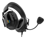 Audífonos Gamer BALAM RUSH Aviator Level HA757 / Alámbricos + Over Ear + Bocinas 53 mm + Mic Fijo / Sonido 7.1 + Compati