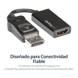 StarTech.com Adaptador Conversor DisplayPort a HDMI - 4K 60Hz Cable Derecho Derecho 0,215 m DisplayPort