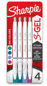 Sharpie 2206131 bolígrafo de gel Medio Bolígrafo de gel de punta retráctil Multicolor 4 pieza(s)