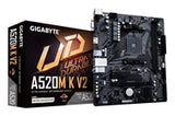 A520M K V2 - GIGABYTE Placa base A520M K V2 - Compatible con CPUs AMD Ryzen serie 5000 AM4, hasta 5100MHz DDR4 (OC), PCIe Gen3 x4 M.2, LAN GbE, USB 3.2 Gen 1 placas base AMD Zócalo AM4 Zócalo AM4 DDR4-SDRAM