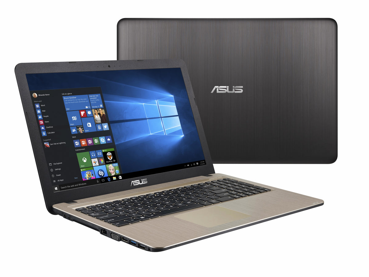 ASUS A540NA-GQ058T - ASUS Vivobook 15 A540NA-GQ058T ordenador portatil Intel® Celeron® N3350 Portátil 39,6 cm (15.6") HD 4 GB DDR4-SDRAM 500 GB Unidad de disco duro Wi-Fi 5 (802.11ac) Windows 10 Home Negro, Chocolate