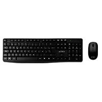 Combo Inalámbrico 2 en 1 Creator MK440 / Teclado Clásico + Mouse 1xReceptor 2.4Ghz + 2xBat AAA + 1xBat AA Incluidas Negro Advanced Series