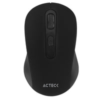 Acteck JOY MI215 ratón Universal Ambidiestro RF inalámbrico Óptico 1600 DPI, Negro