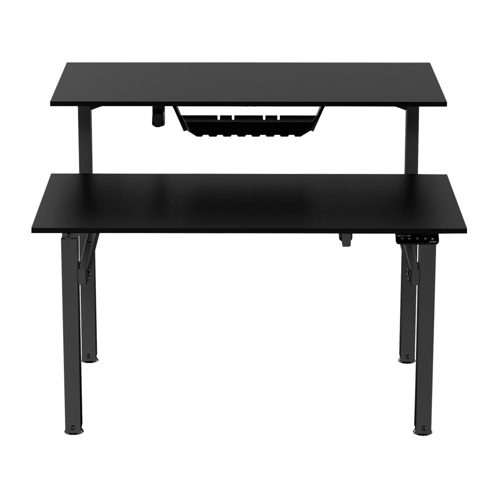 Escritorio Acteck Ergo V2 ED727 Doble/Electrico/Negro, Ajustable/Portátil/Compacto
