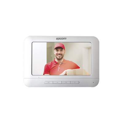 ACA1M - Monitor para Videoportero Análogo / 7 Pulgadas / 800x400 / Audio Manos Libres / 4 Hilos / Aluminio