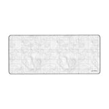 Acteck MT494T protector de escritorio Tela, Caucho Blanco, 800 mm, 350 mm