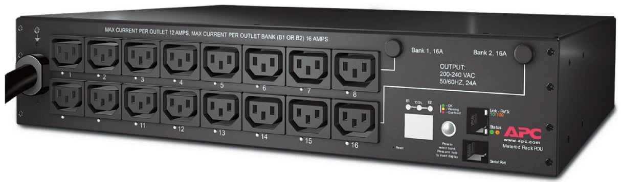 APC PDU AP7911B, 8 Salidas, 1U Rack, Conectividad Ethernet