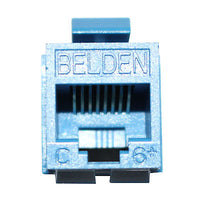 Belden AX104193 conector RJ-45 Azul