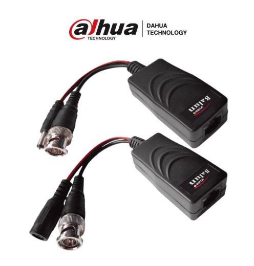 PFM802 - Transceptores Dahua PFM802 pasivos 4 mpx para video y energia distancia de hasta 150 m voltaje de entrada 12 15V DC cableado por RJ 45