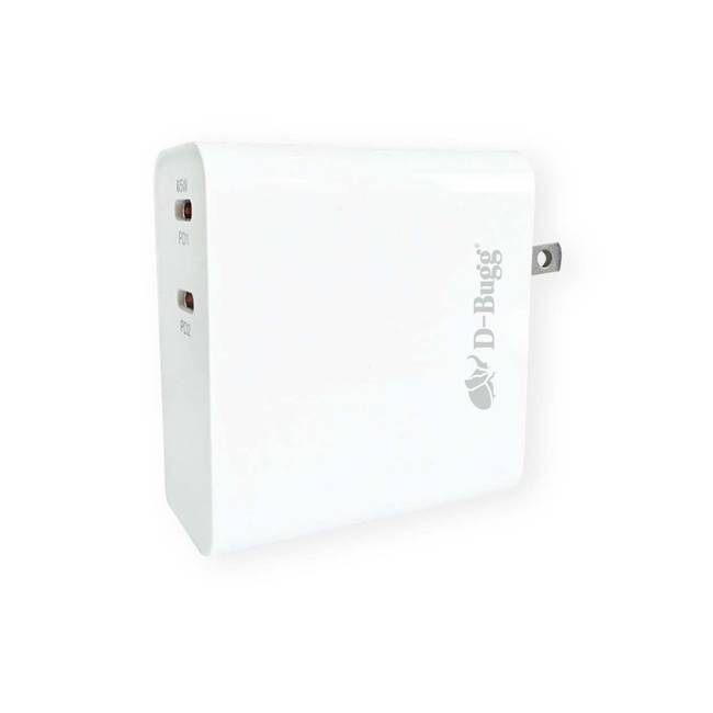 Adaptador de Corriente DBUGG DB-PD64 USB-C 65W con Power Delivery y Cable de 1.5m