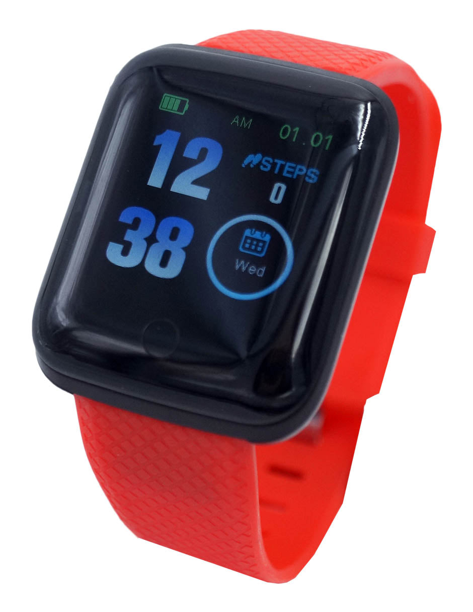 Reloj inteligente Highlink Square Bracelet, Pantalla Táctil 1.3", Resistente al Agua 50m, GPS Integrado