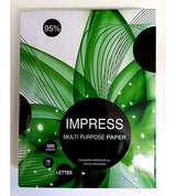 Impress 6951476310602 papel para impresora de inyección de tinta 216x279 mm Mate 500 hojas Blanco