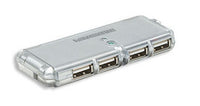 Manhattan Hub de Bolsillo USB de Alta Velocidad 2.0 hubs de interfaz USB 2.0 USB 2.0 4 4