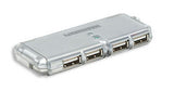 Manhattan Hub de Bolsillo USB de Alta Velocidad 2.0 hubs de interfaz USB 2.0 USB 2.0 4 4