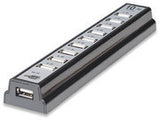 Manhattan Hub USB-A de sobremesa de 10 puertos, 10x USB-A, 480 Mbps (USB 2.0), Funciona por USB o con fuente de alimentación externa (no incluida) para mayor potencia en los dispositivos conectados hubs de interfaz USB 2.0 USB 2.0 10 10