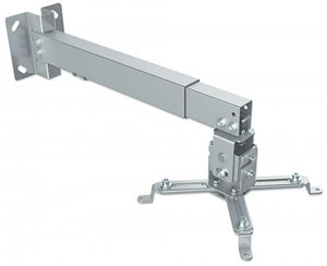 Manhattan Soporte para Proyector, montaje en techo o en pared, movimiento articulado, hasta 20 kg Proyector Blanco