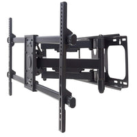 Manhattan Soporte de pared (Articulado) para TV/monitores, pantallas 37"–75", Compatibilidad VESA: de 200x200 a 800x400 mm (verifique las dimensiones de los cuatro orificios de montaje traseros), carga máxima 75 kg, negro Monitor negro