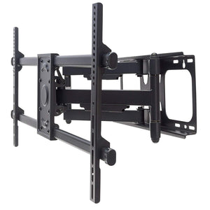 Manhattan Soporte de pared (Articulado) para TV/monitores, pantallas 37"–75", Compatibilidad VESA: de 200x200 a 800x400 mm (verifique las dimensiones de los cuatro orificios de montaje traseros), carga máxima 75 kg, negro Monitor negro