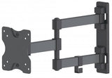 Manhattan Soporte para monitor, de pared, movimiento articulado, pantalla plana de 13" a 27" máximo 20 kg Monitor Negro