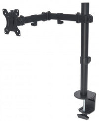Manhattan Soporte de sobremesa para TV/monitores (Articulado), para pantallas de 13" a 27", fijación