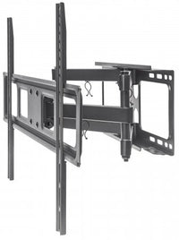 Manhattan Soporte Universal de Pared para TV, con Movimiento Completo, Básico Monitor Negro