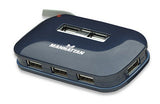 Manhattan Hub USB de Alta Velocidad 2.0 hubs de interfaz USB 2.0 USB 3.2 Gen 1 (3.1 Gen 1) Type-A 7 7