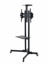 Manhattan Soporte de carrito multimedia económico muebles y soportes para dispositivos multimedia Negro Carro multimedia 55 kg 5 kg