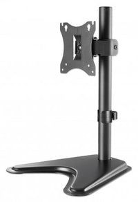 Manhattan Soporte de sobremesa para TV/monitores, montaje traseros tipo base, inclinación/giro/rotación, para pantallas