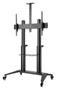 Manhattan Soporte con carrito para TV/monitores, pantallas 70"–120", Compatibilidad VESA: de 200x200