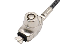 Manhattan Candado para portátil (Nano) con 2 llaves, compatible con ranura Nano, cable de 1,5 m, antirrobo, cable de acero con funda PVC transparente, garantía de por vida Cable Negro, Translúcido Portátil Llave Kensington, Nano