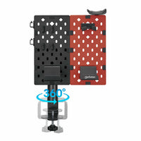 Manhattan 462518 Soportes Mando de videoconsola, Auriculares Escritorio Negro, Rojo