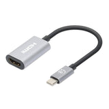 Manhattan Hub USB-C de 3 puertos ultra compacto, 3x USB-A (1x 5 Gbps USB 3.0 + 2x 480 Mbps USB 2.0),