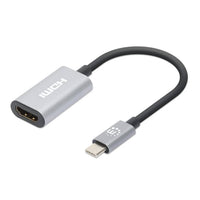 Manhattan Hub USB-C de 3 puertos ultra compacto, 3x USB-A (1x 5 Gbps USB 3.0 + 2x 480 Mbps USB 2.0),