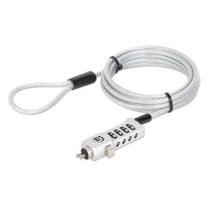 Manhattan Candado combinatorio universal para portátil (Noble Wedge®, Nano y K-Slot), antirrobo 3 en