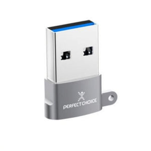 Perfect Choice PC-101253 cambiador de género para cable Gris
