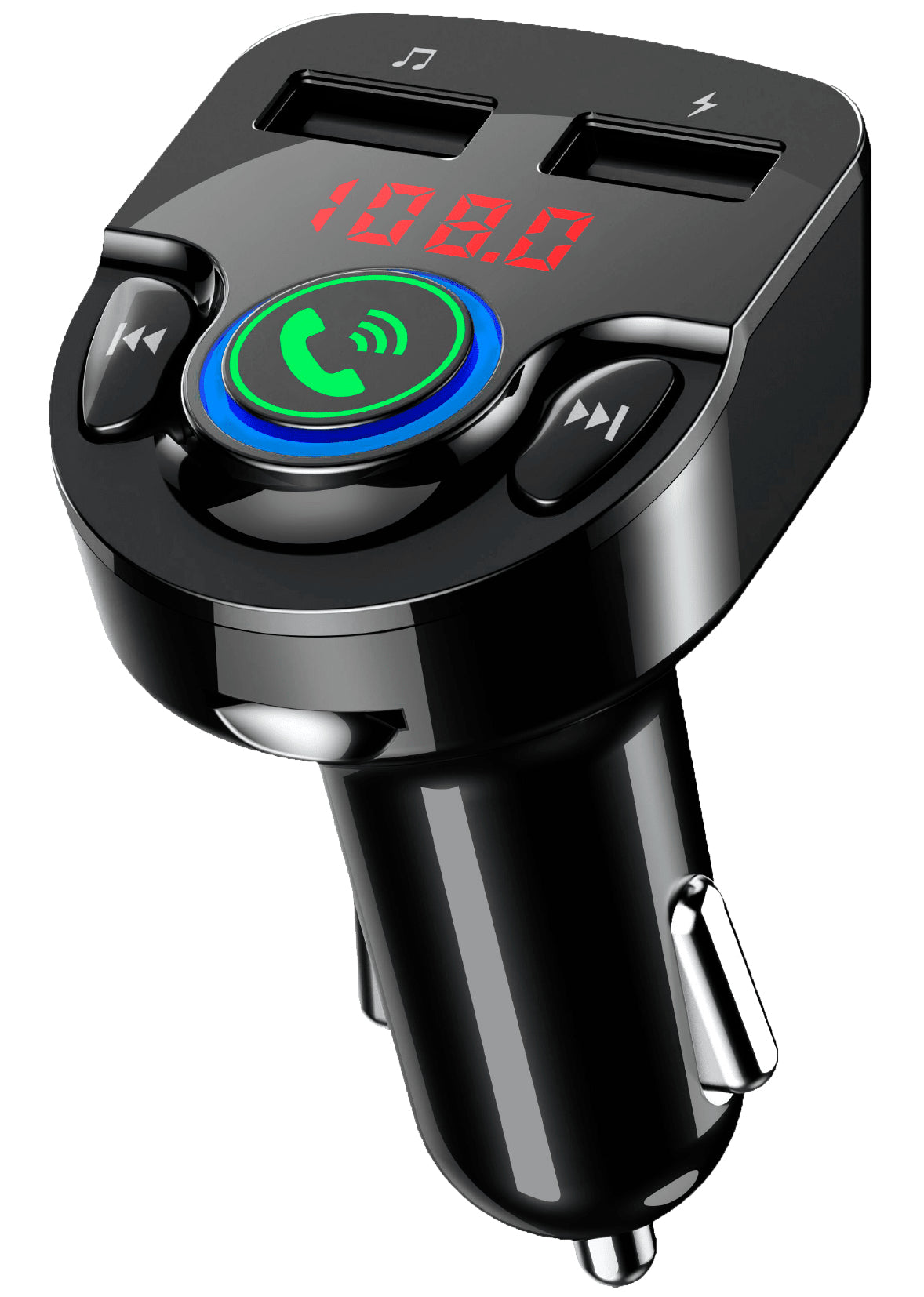 Perfect Choice TRANSMISOR BLUETOOTH FM 2 PUERTOS USB PC-331148 - Electrónica