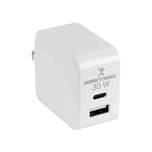 Perfect Choice PC-240426 cargador de dispositivo móvil Universal Blanco Corriente alterna Carga rápi