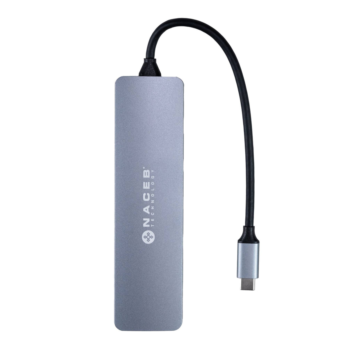 NA-0127 - NACEB ADAPTADOR USB-C 7 EN 1 HDMI+3USB3.0+PD+SD/TF NA-0127