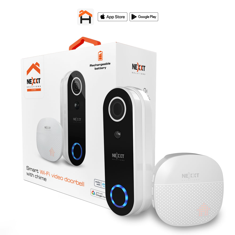 Timbre inteligente Nexxt Solutions Home NHC-D100, 1080p, 2.4GHz, Visión Nocturna