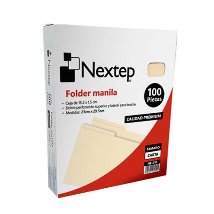 Nextep NE-010 carpeta Papel Beige Carta