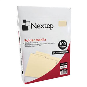 Nextep NE-011 carpeta Papel Beige Carta