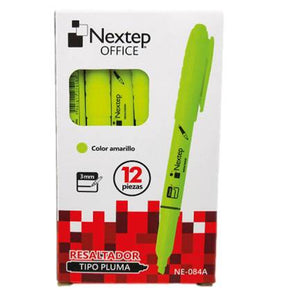 Nextep NE-084A marcador 12 pieza(s) Punta de cincel Amarillo